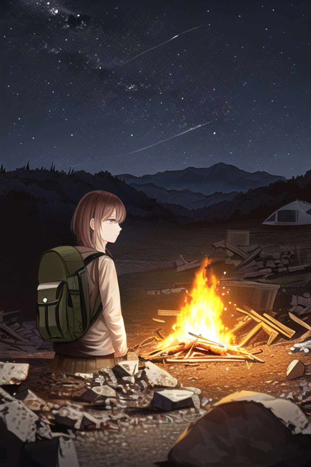 終末世界に疲れた少女