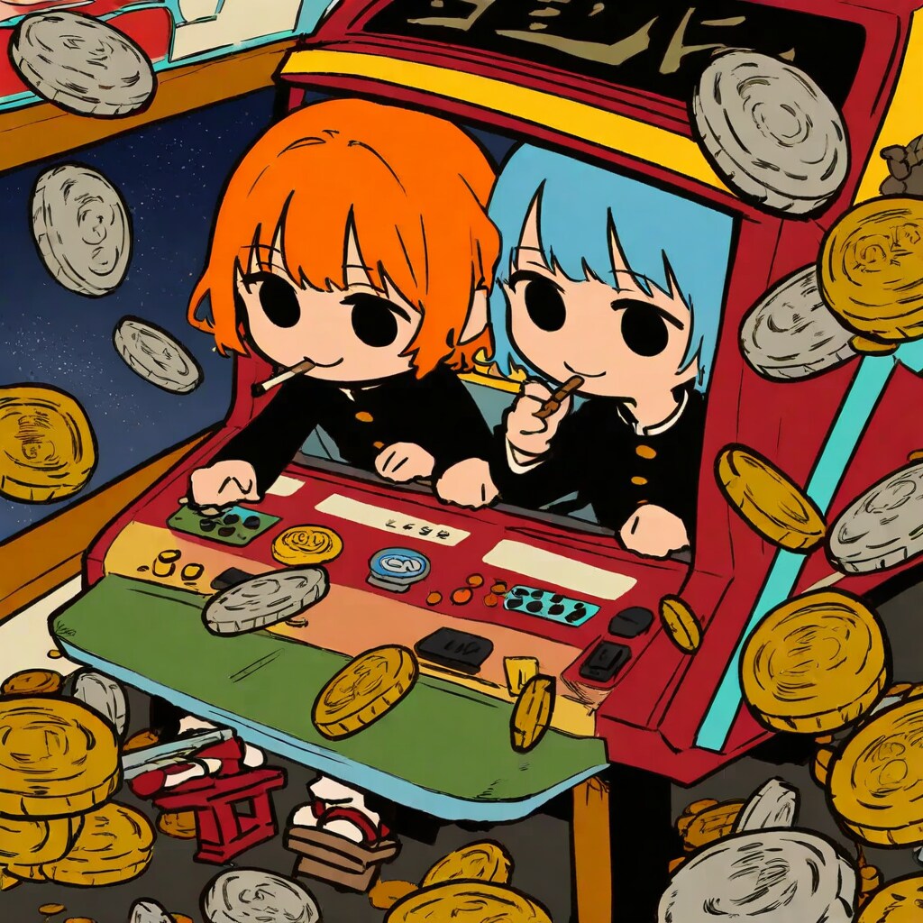 ゲーセン喫煙ガールズ