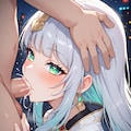 綺麗なキャラでもフェラ。 5枚目