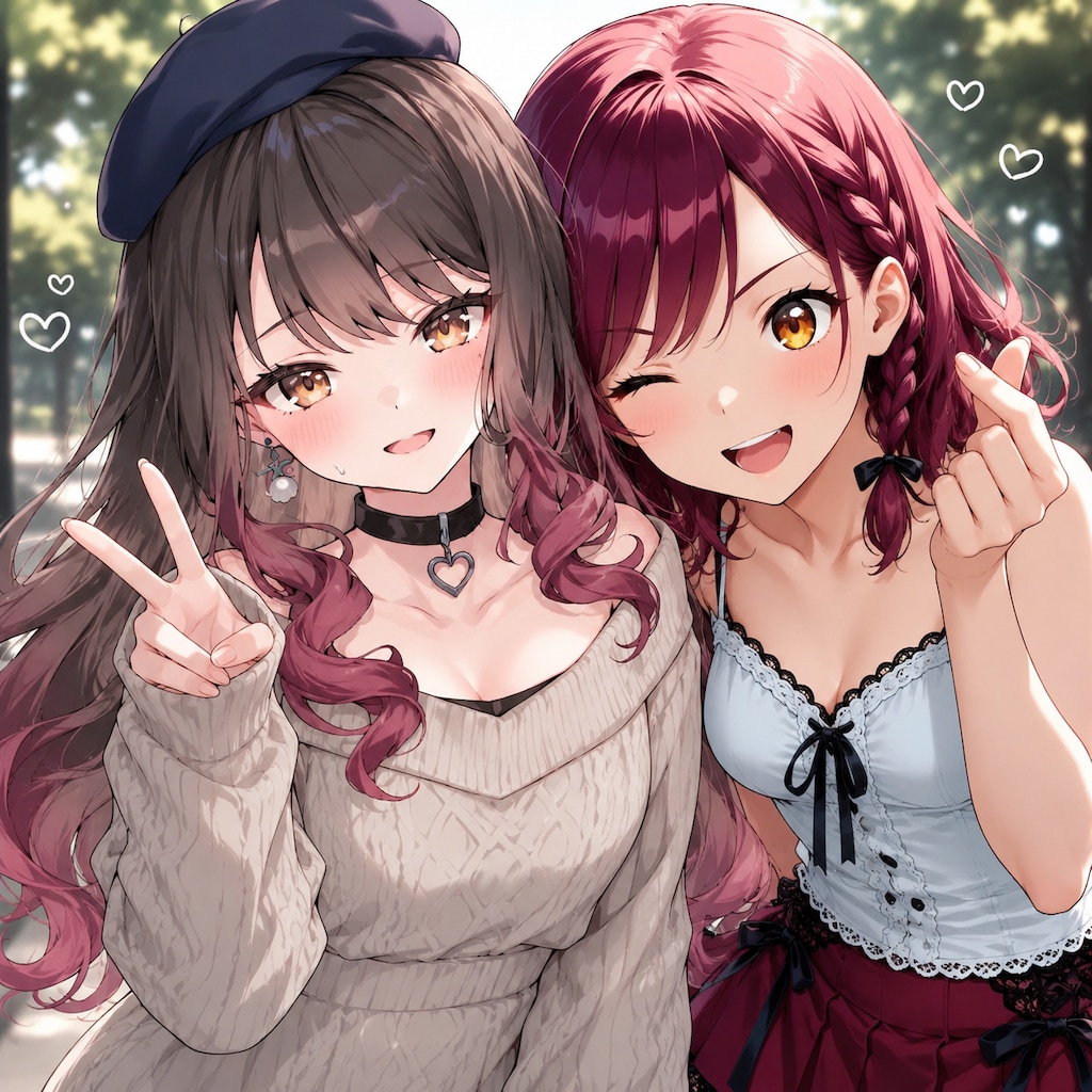 みきもと美葵ちゃんとSumiちゃんツーショット！