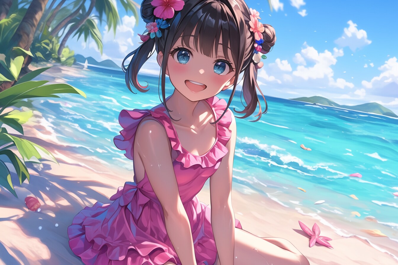 おだんごちゃん🍡✨の夏29 | の人気AIイラスト・グラビア