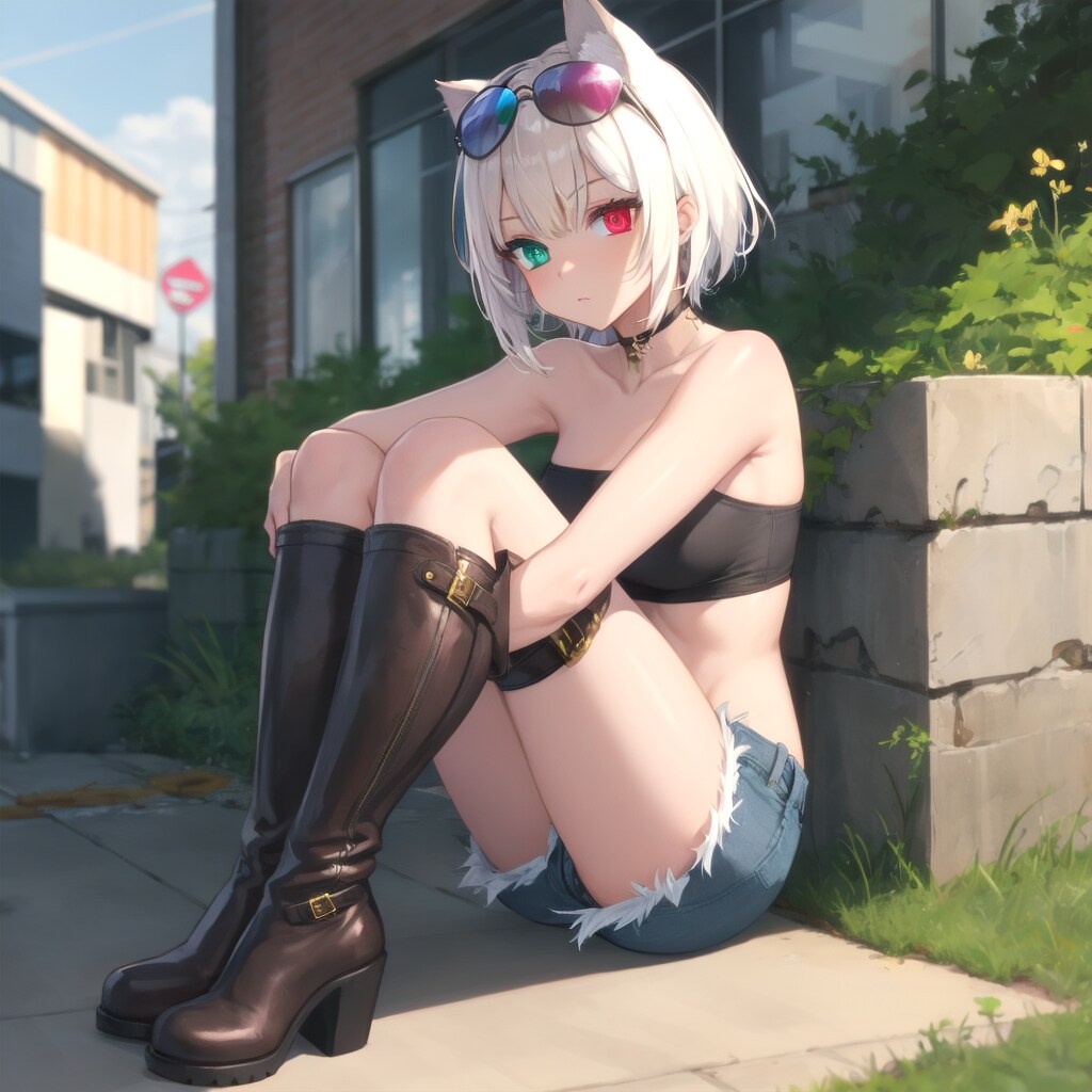 澄ましたバッドガール | の人気AIイラスト・グラビア