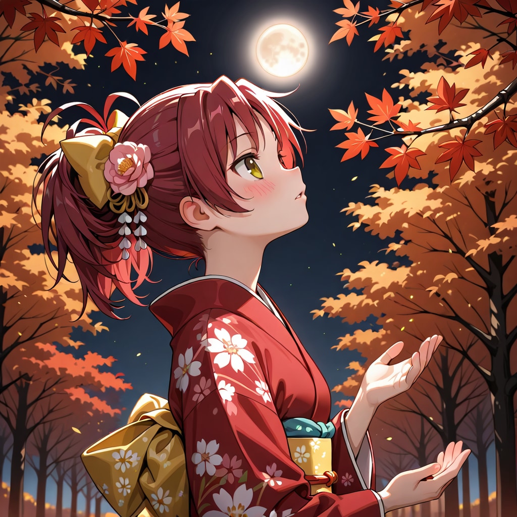 月夜の杏子 | の人気AIイラスト・グラビア