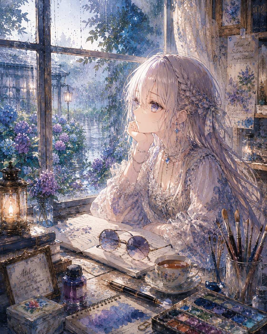 雨音のアトリエ ―雨は静けさを描く鉛筆―