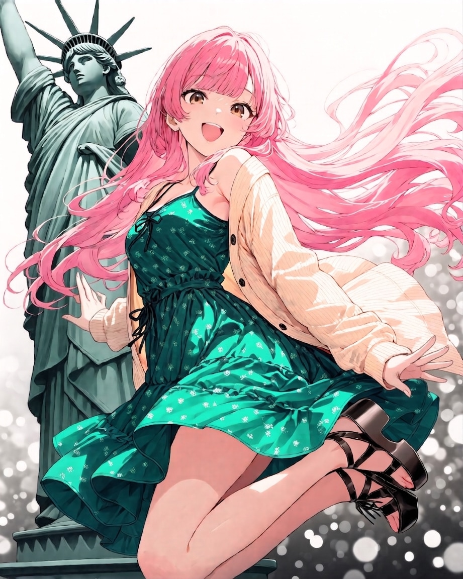 NY 自由の女神 | の人気AIイラスト・グラビア
