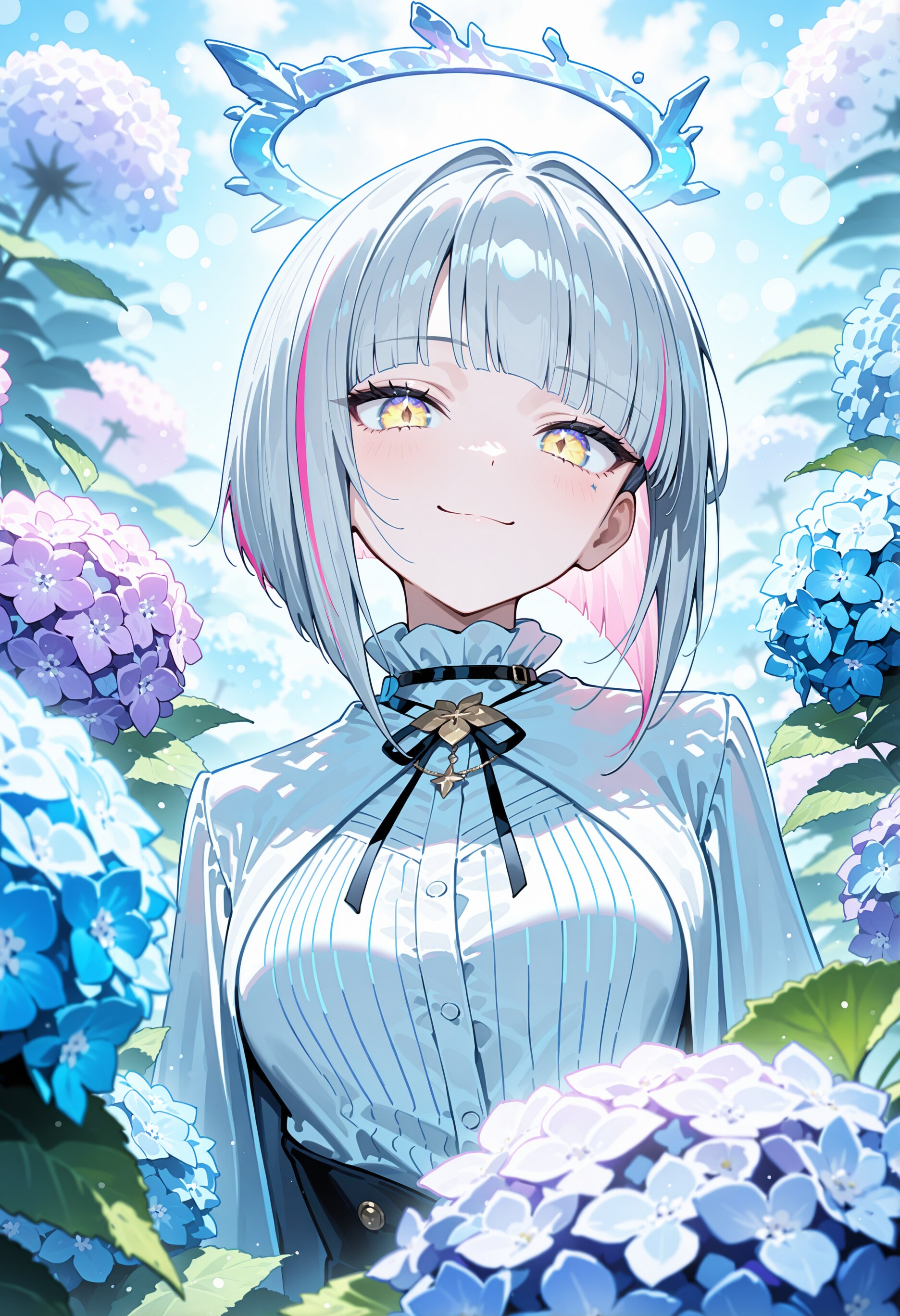 手鞠花 | の人気AIイラスト・グラビア