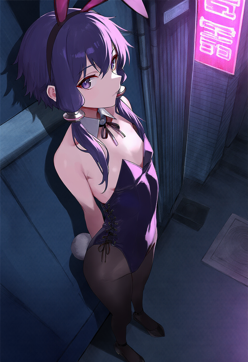 結月ゆかり路地裏バニー