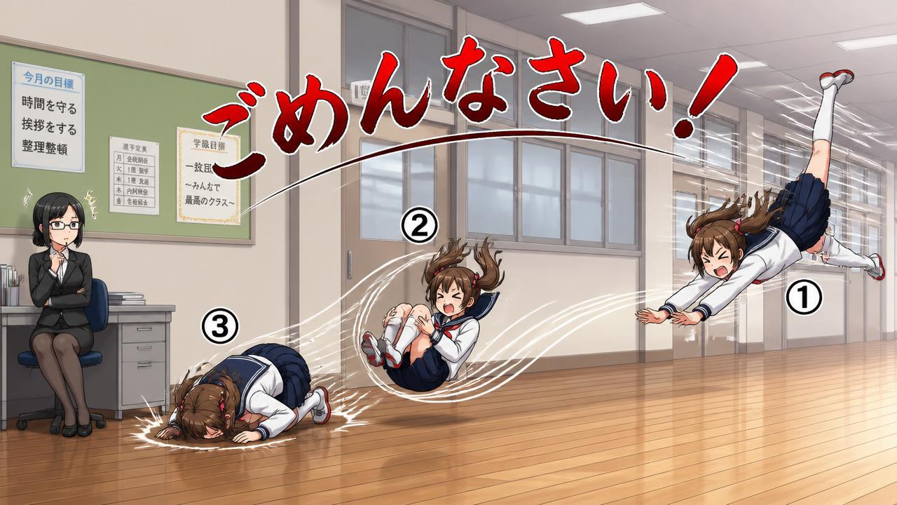 ダイビング土下座