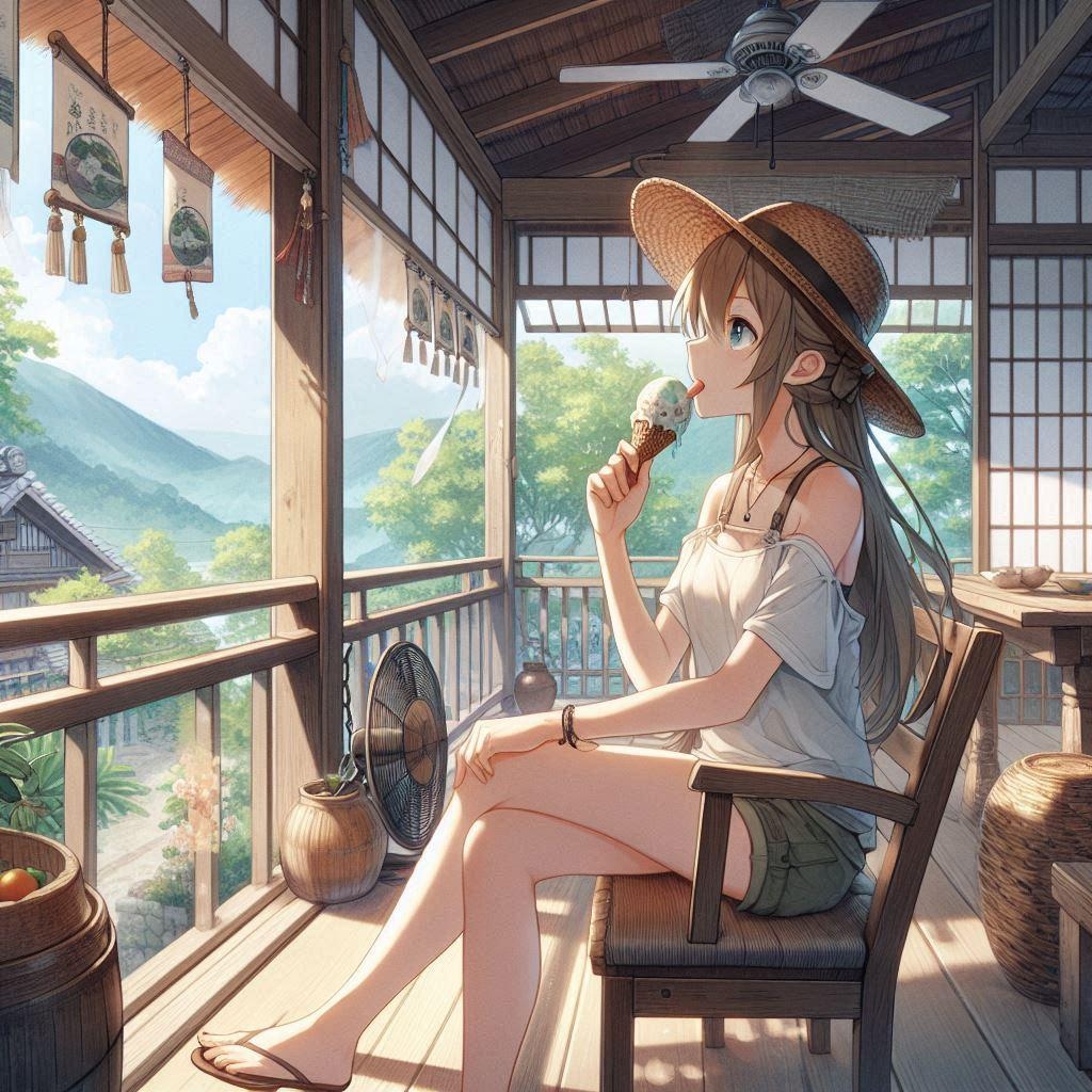 日本の夏、田舎の夏