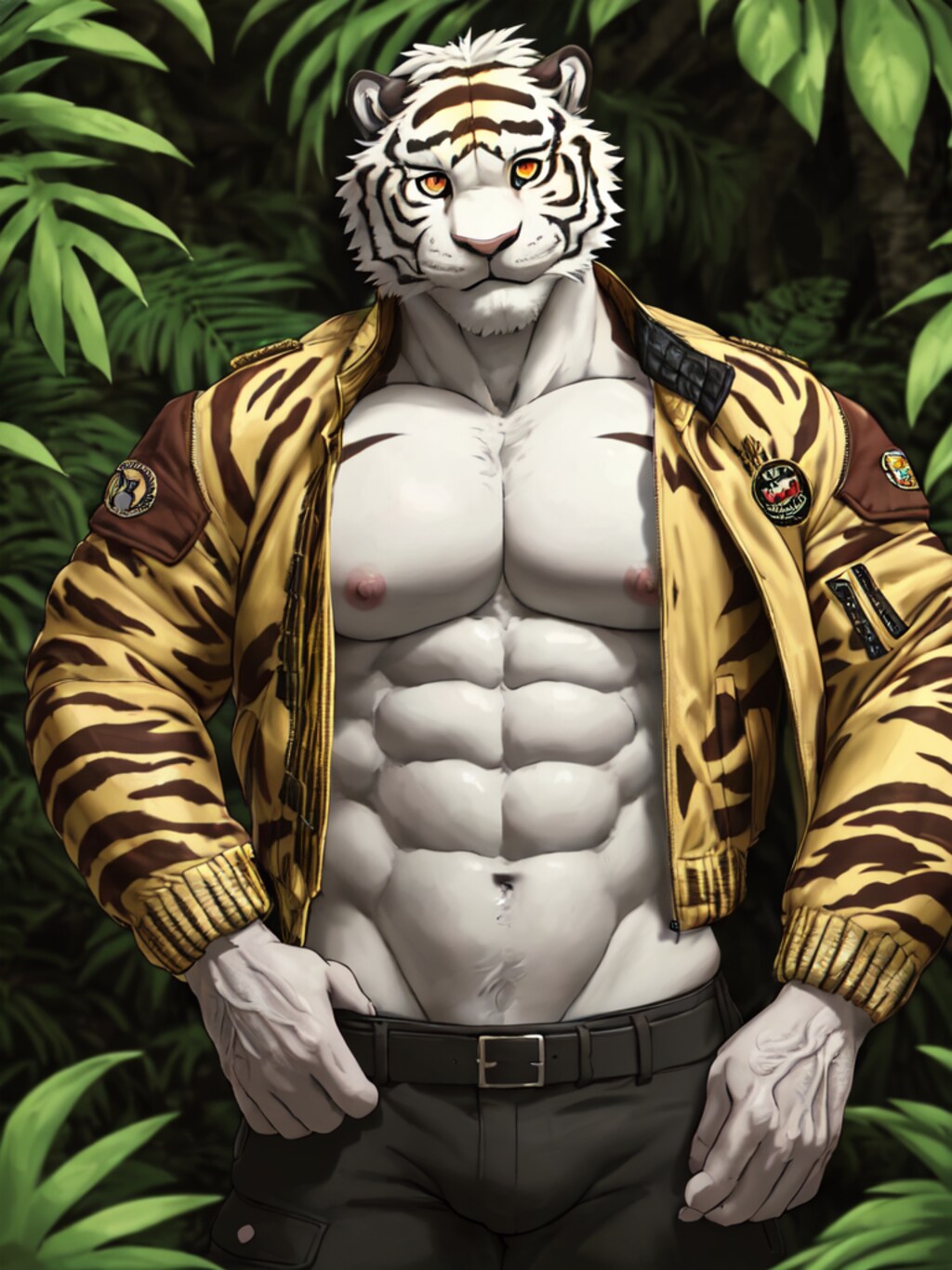 Tiger in the jungle