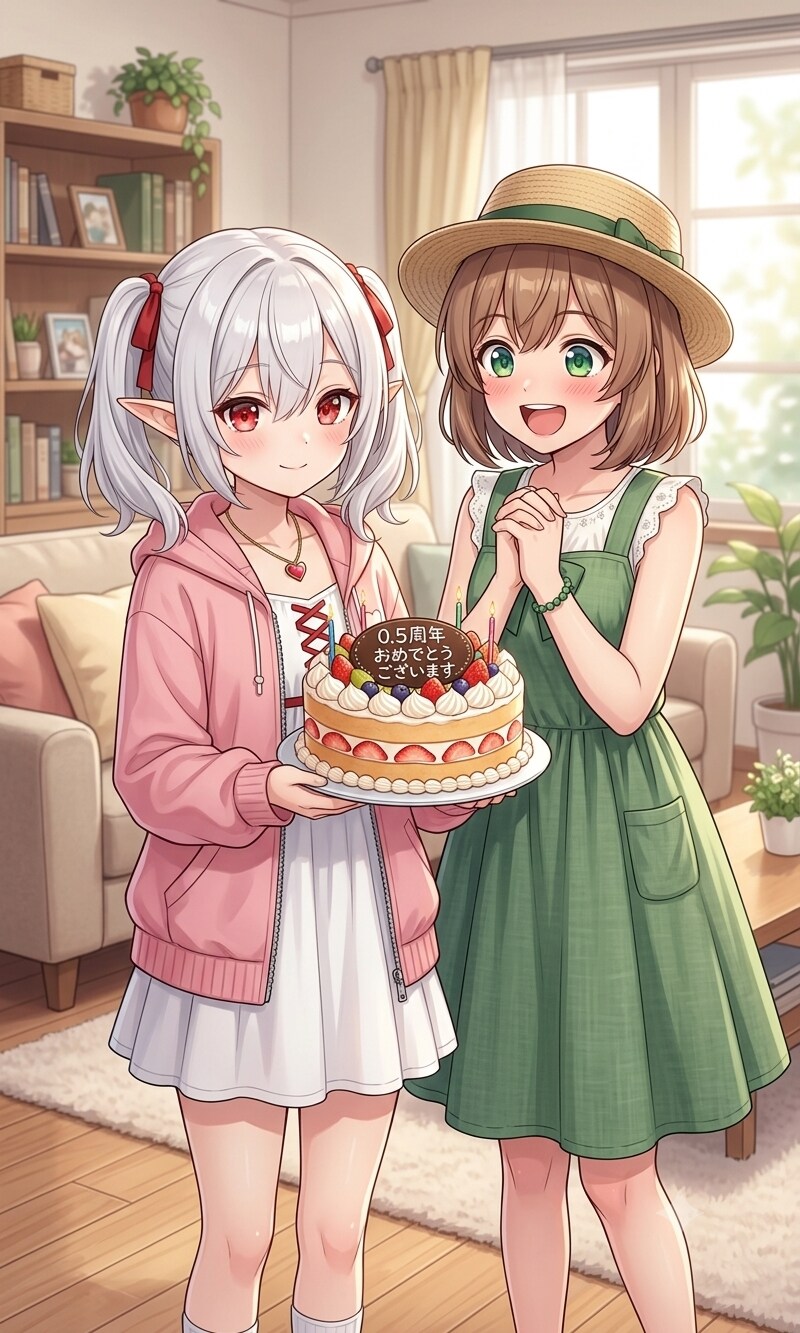こたつさん0.5周年おめでとうございます🎉