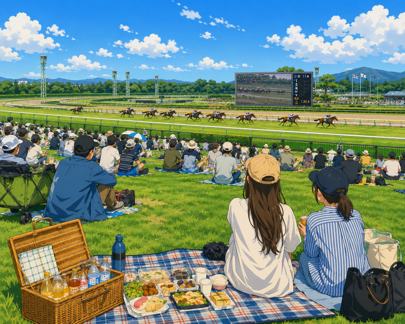 最高のピクニック（競馬観戦）
