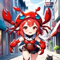 カニ娘ちゃん 3枚目