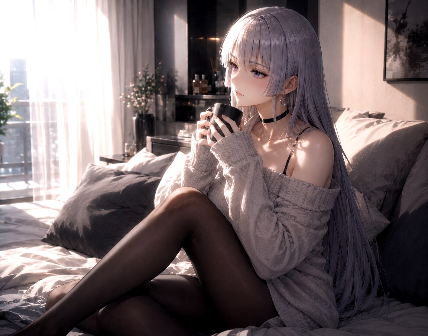 休日の朝