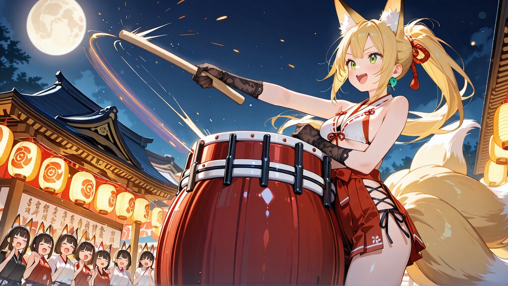 オキツネ神社祭