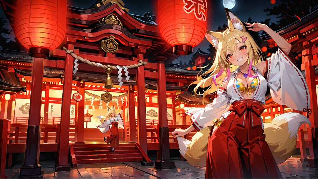 オキツネ神社祭