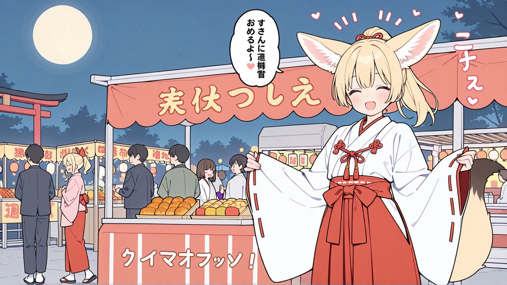 オキツネ神社祭