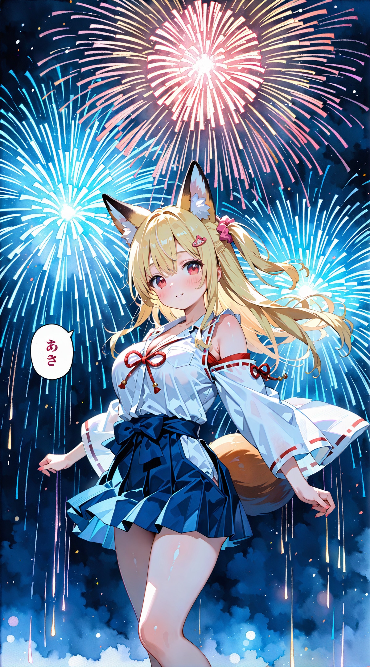 オキツネ神社祭 | の人気AIイラスト・グラビア