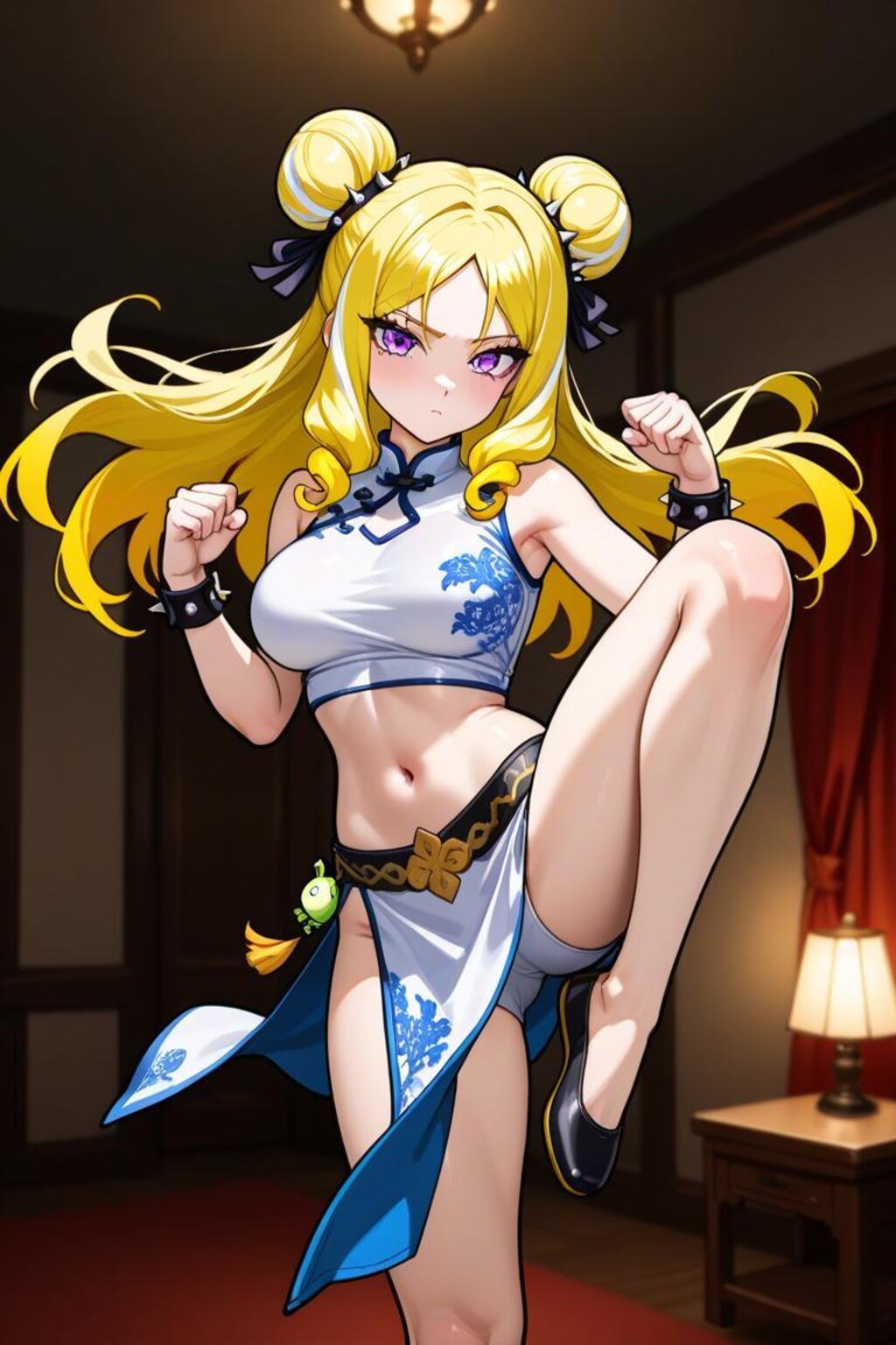 ヘソ出しカンフー