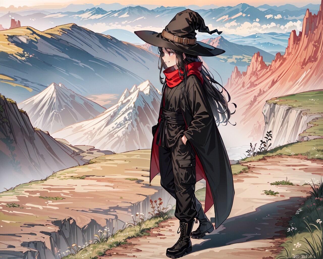 絶景を旅する魔女の物語