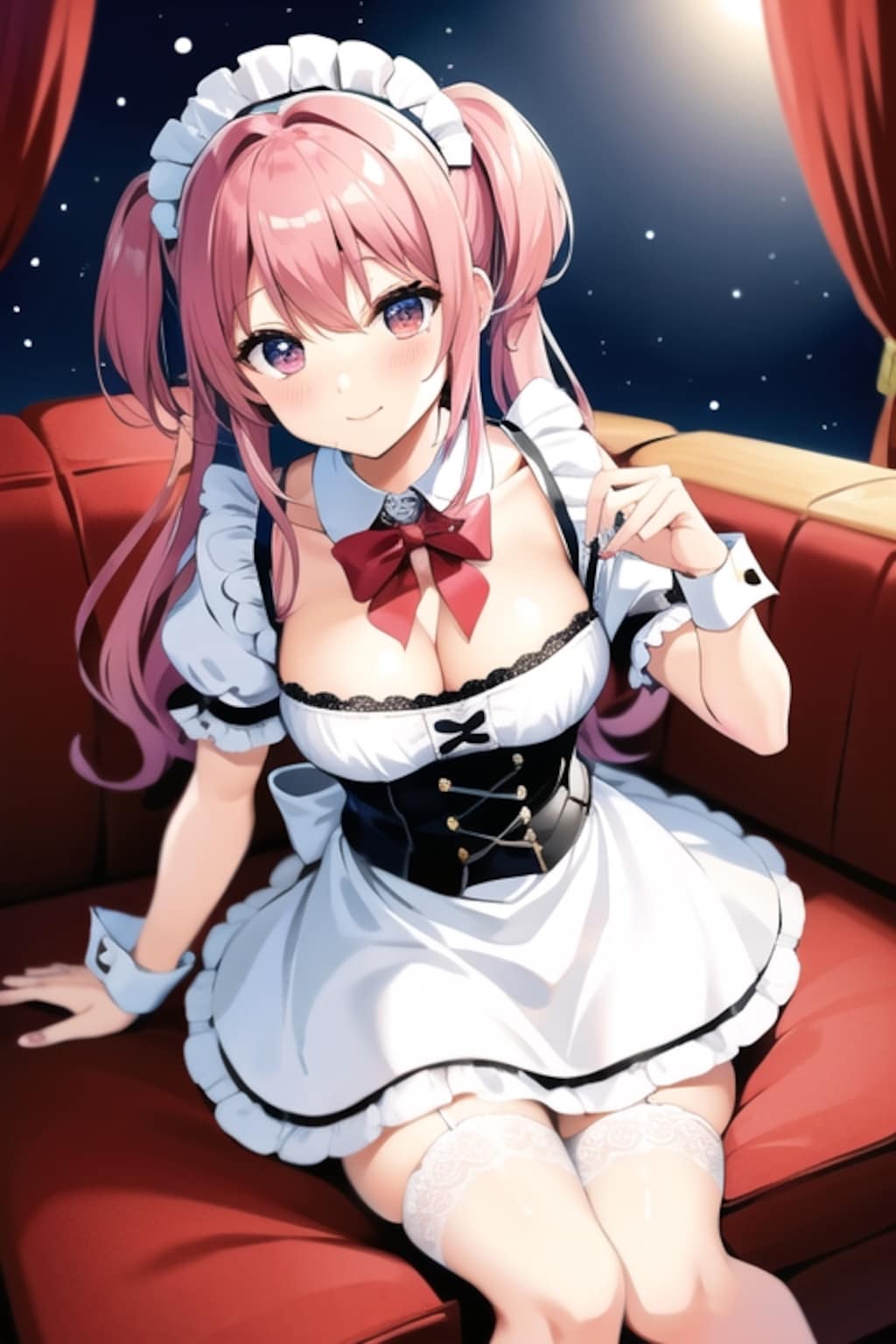 メイドコスの桃さんは6番テーブルお願いします。他