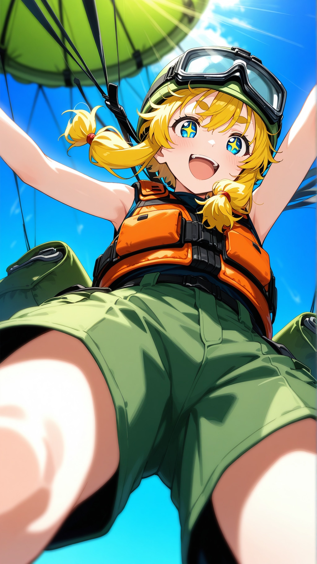 うちの子パラシュート！