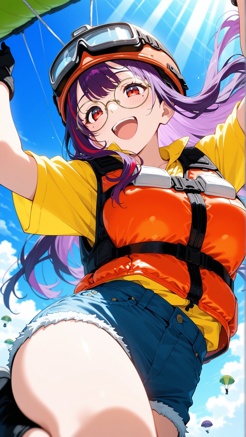 うちの子パラシュート！