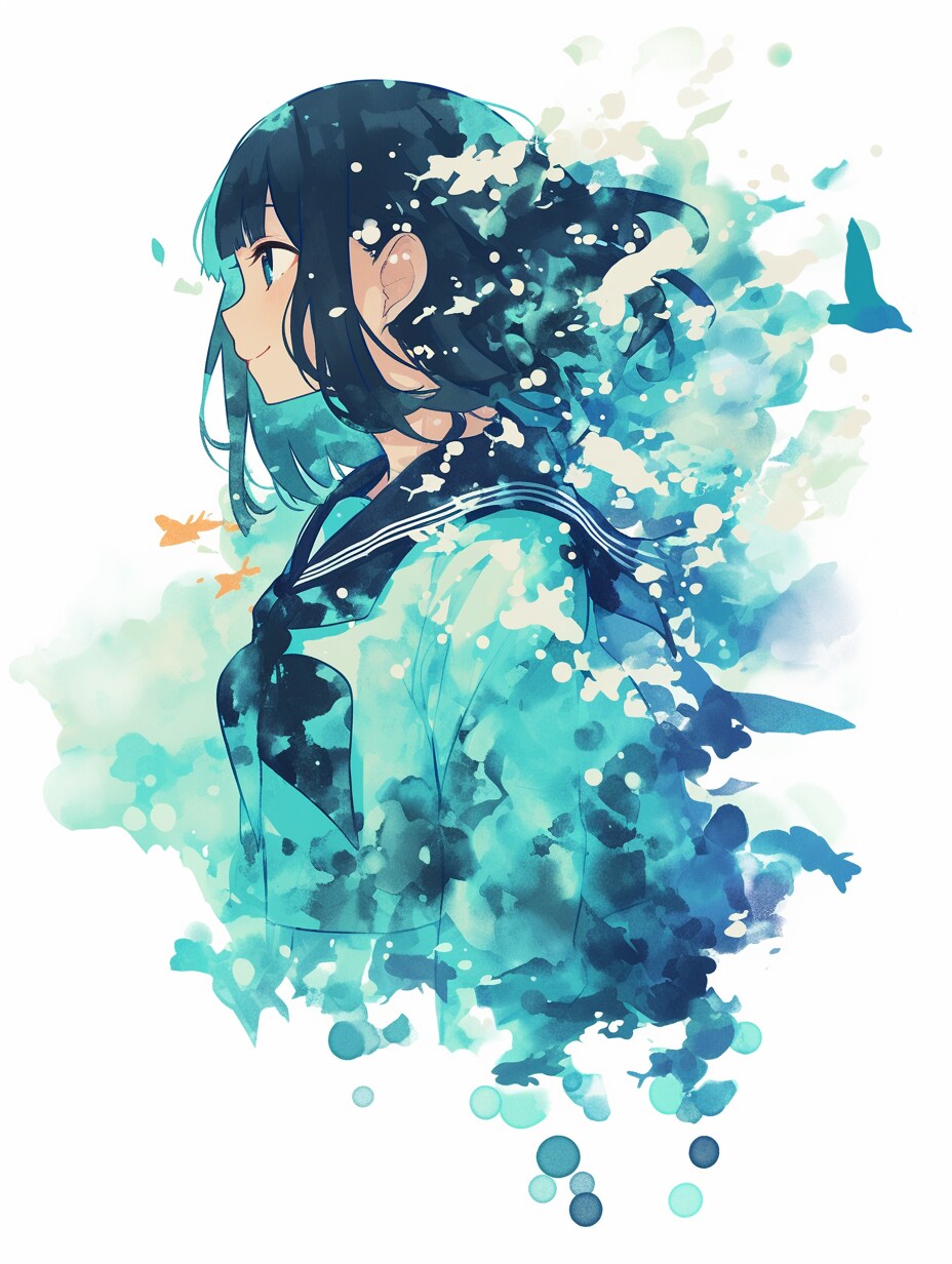 海の少女