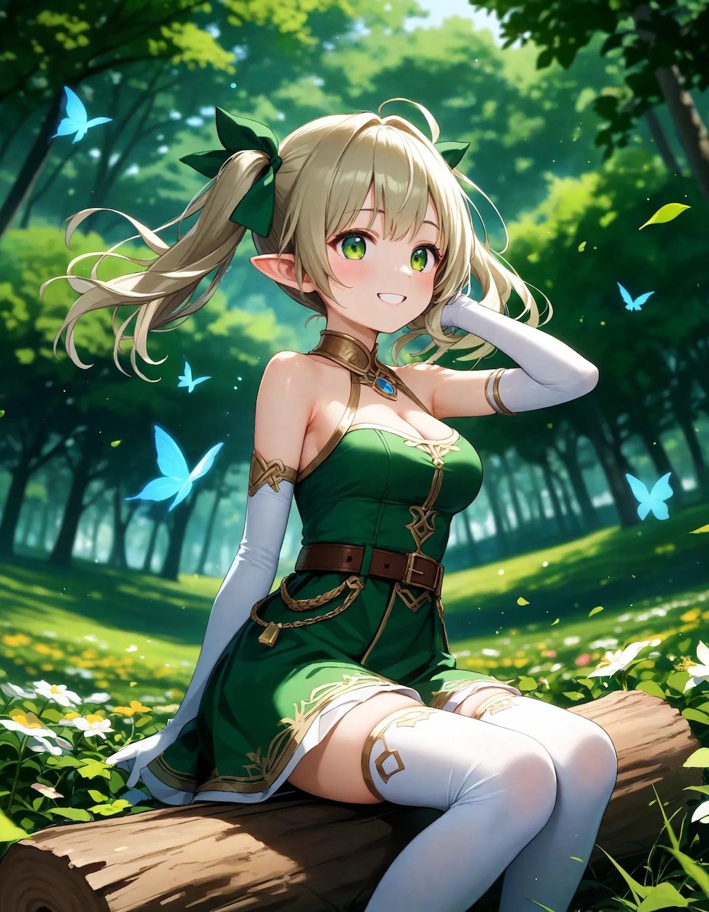 事がおきる前のエルフちゃん