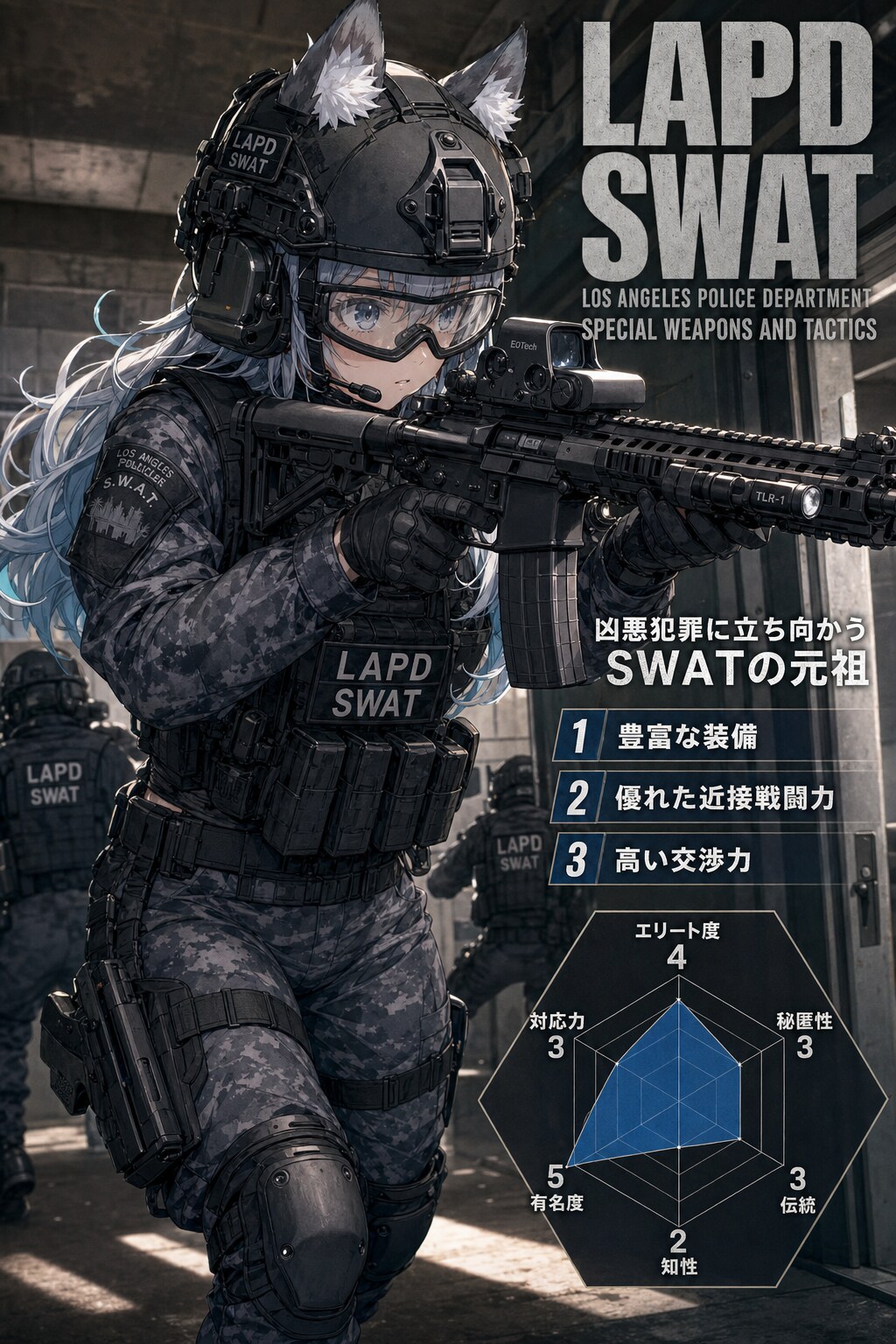 ロサンゼルス市警察特殊戦術部隊「LAPD SWAT」🐺💥💥💥
