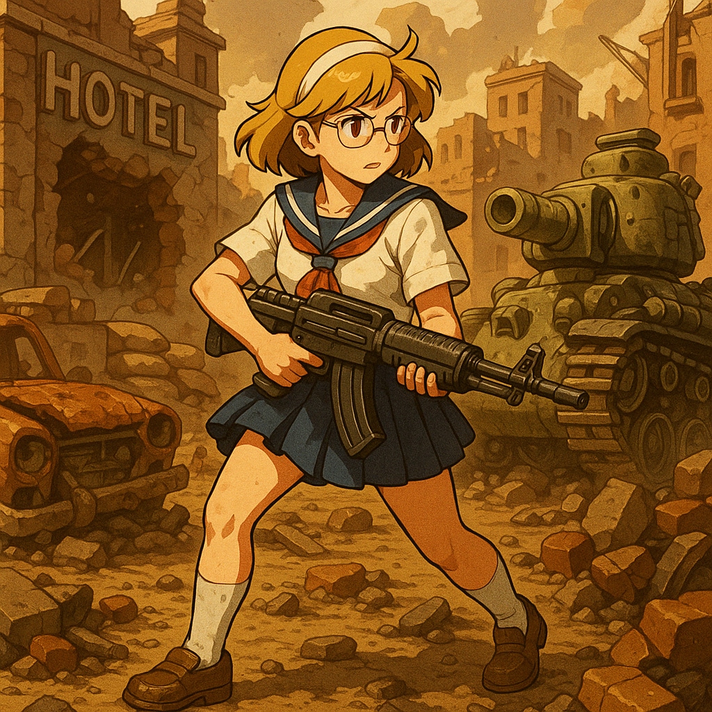 （空想映画）セーラー服と機関銃