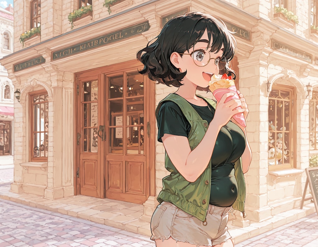 二子玉川茉莉さん異世界スイーツ食べ歩き