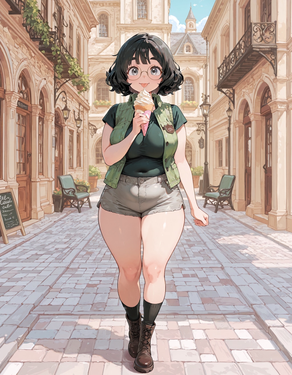 二子玉川茉莉さん異世界スイーツ食べ歩き
