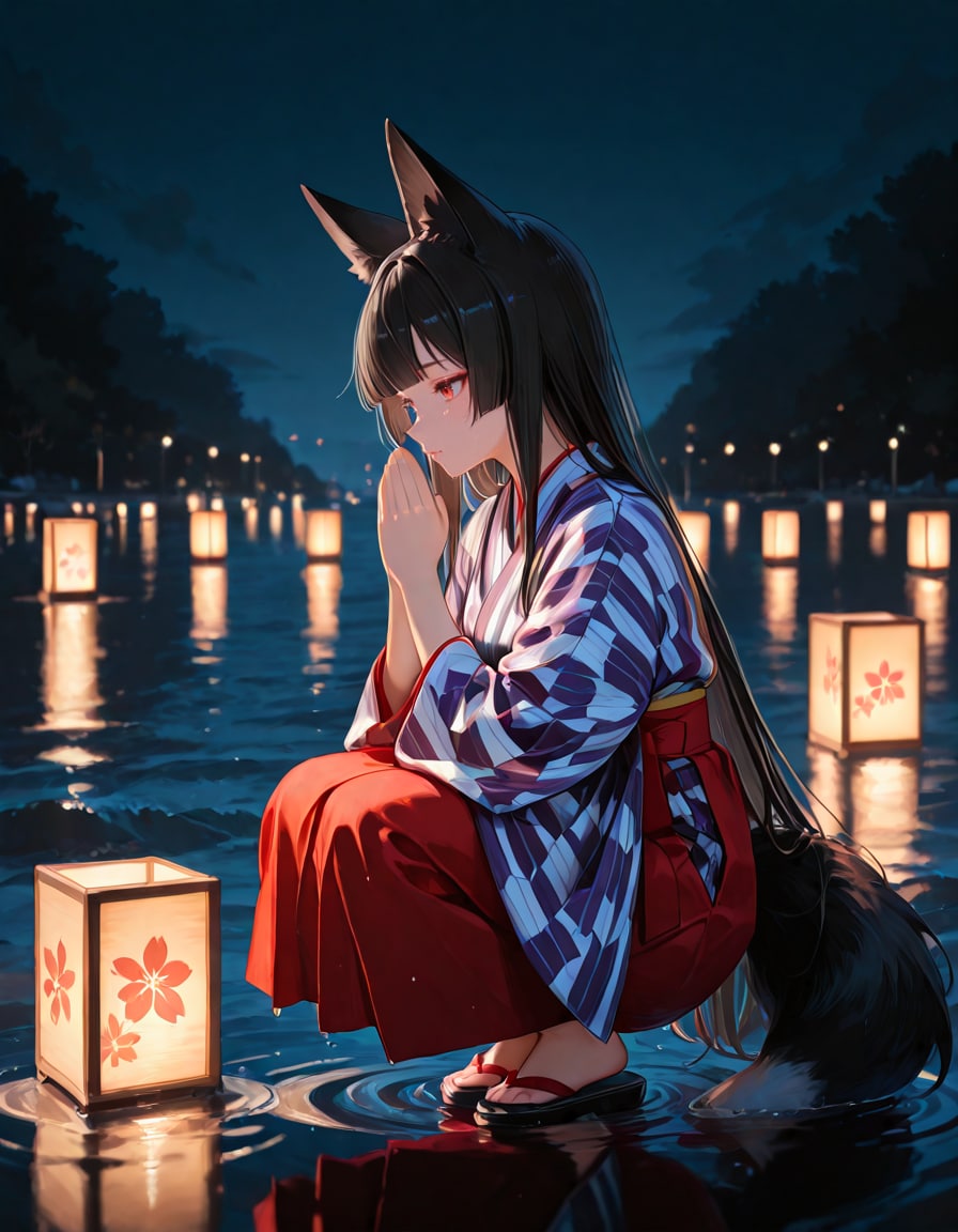 灯籠流し