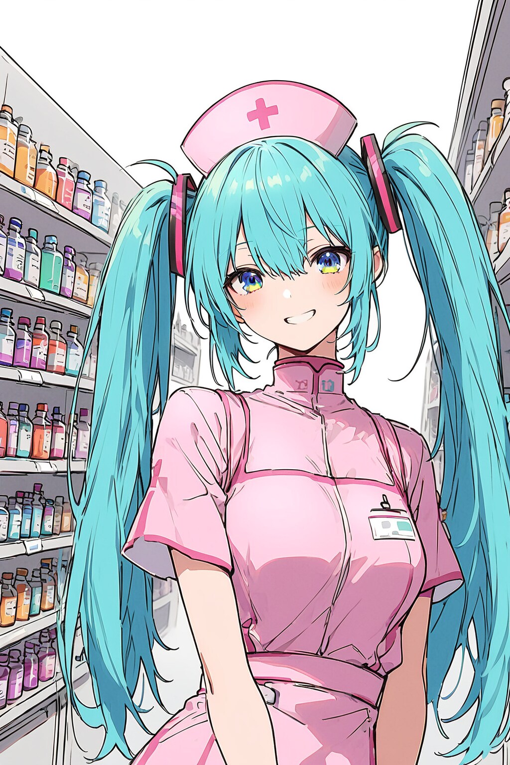 ナースミク３ | の人気AIイラスト・グラビア