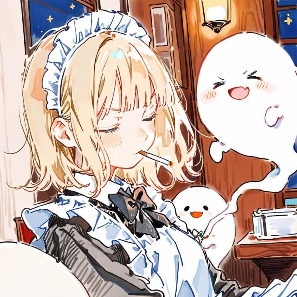 Smoke gets in my heart 👻🚬