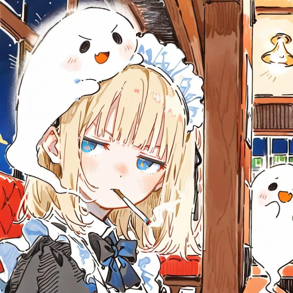 Smoke gets in my heart 👻🚬