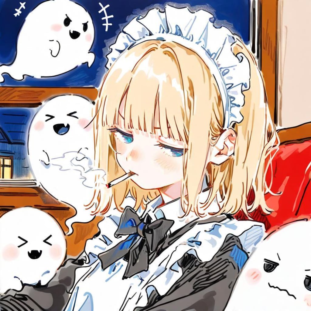 Smoke gets in my heart 👻🚬