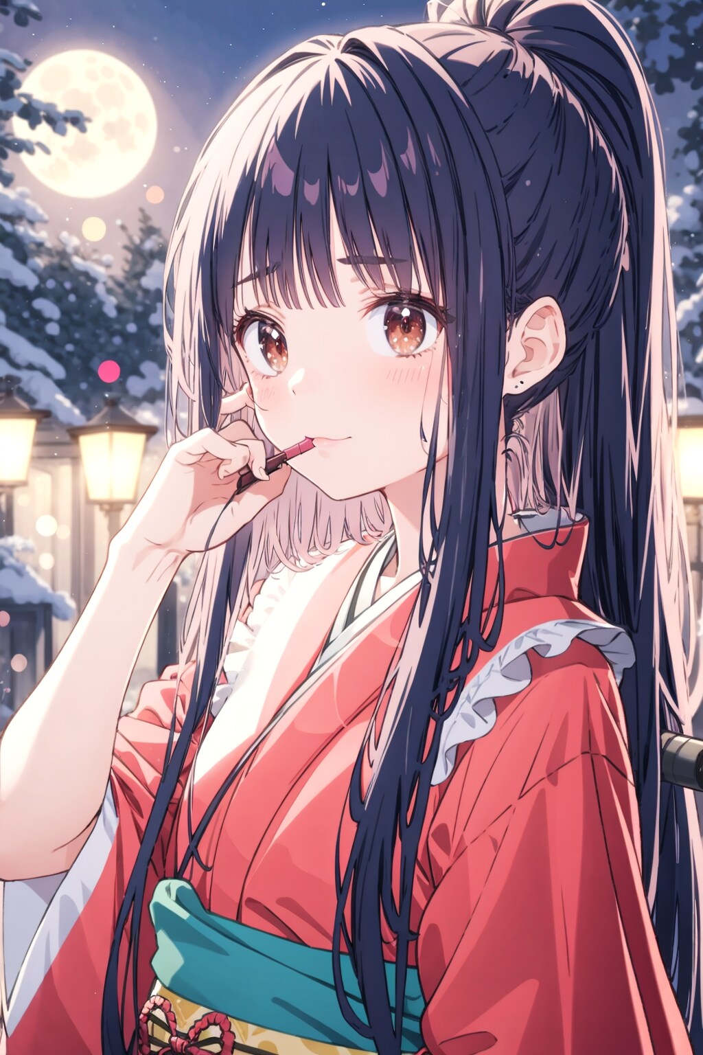 月夜×着物