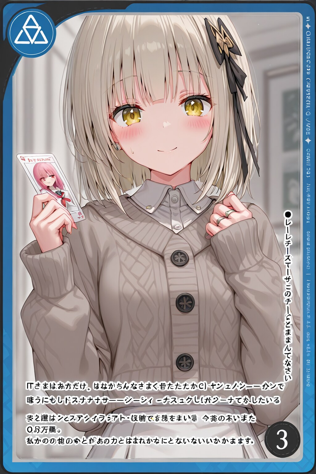 レアカードを持つレアな女の子 | の人気AIイラスト・グラビア