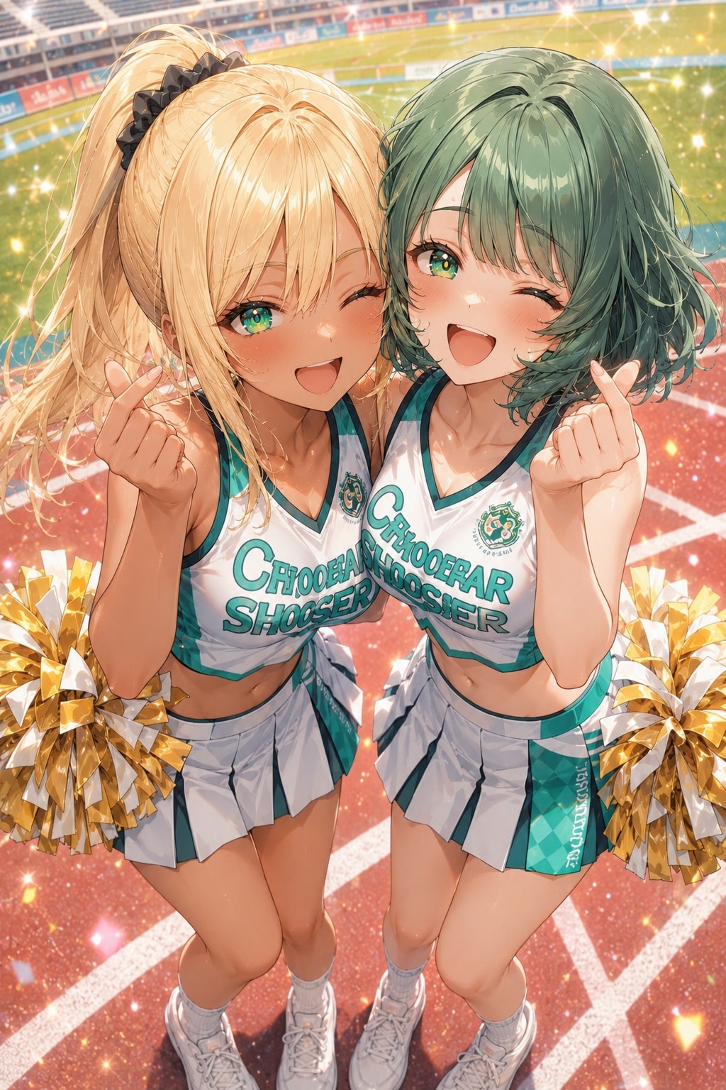 芽生ちゃんとチアガール♪