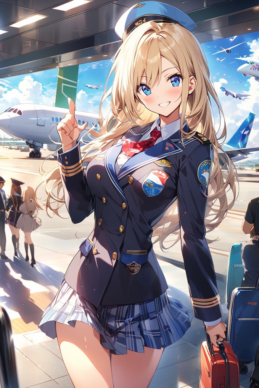 良い空の旅を！