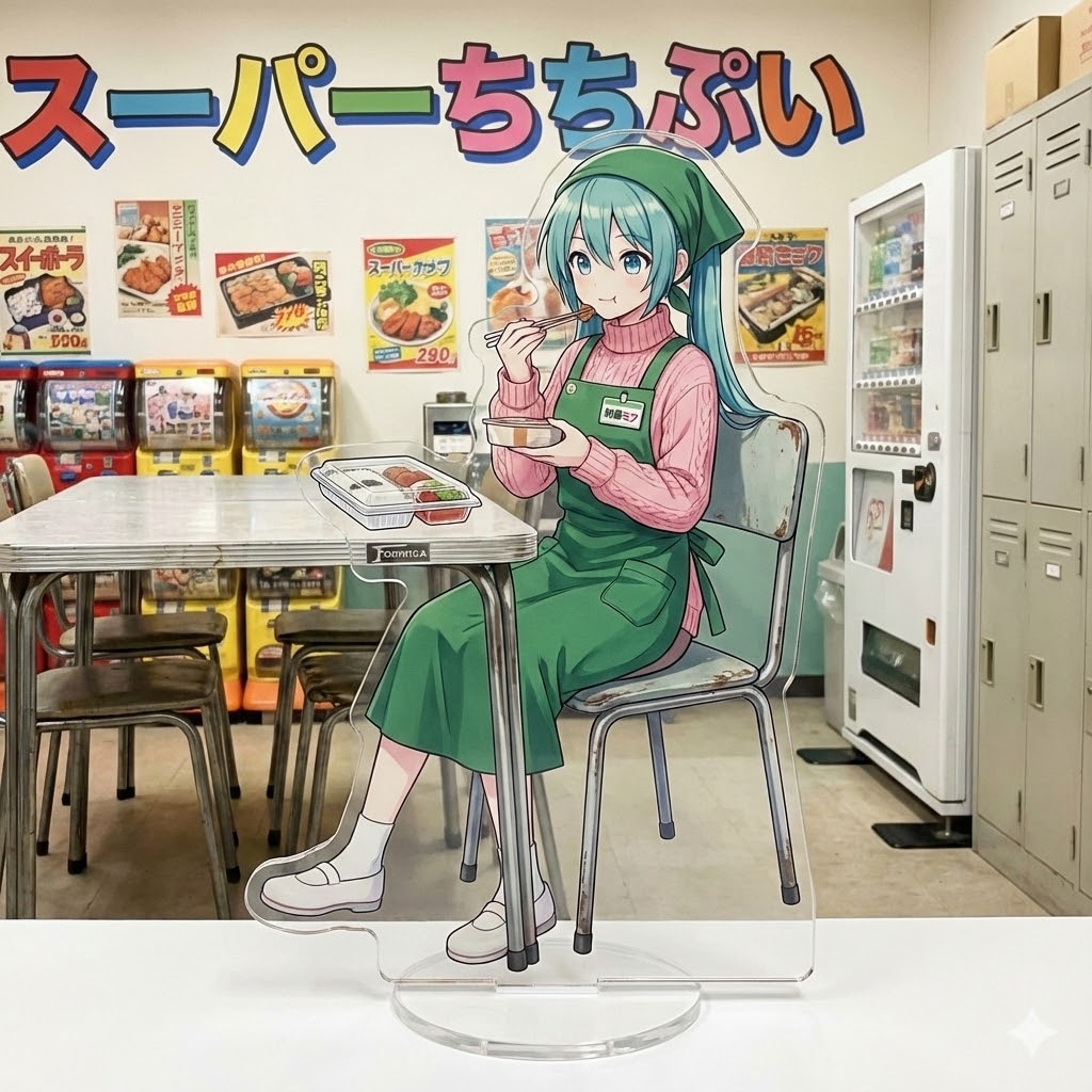 ミクさんのアクリルフィギュア