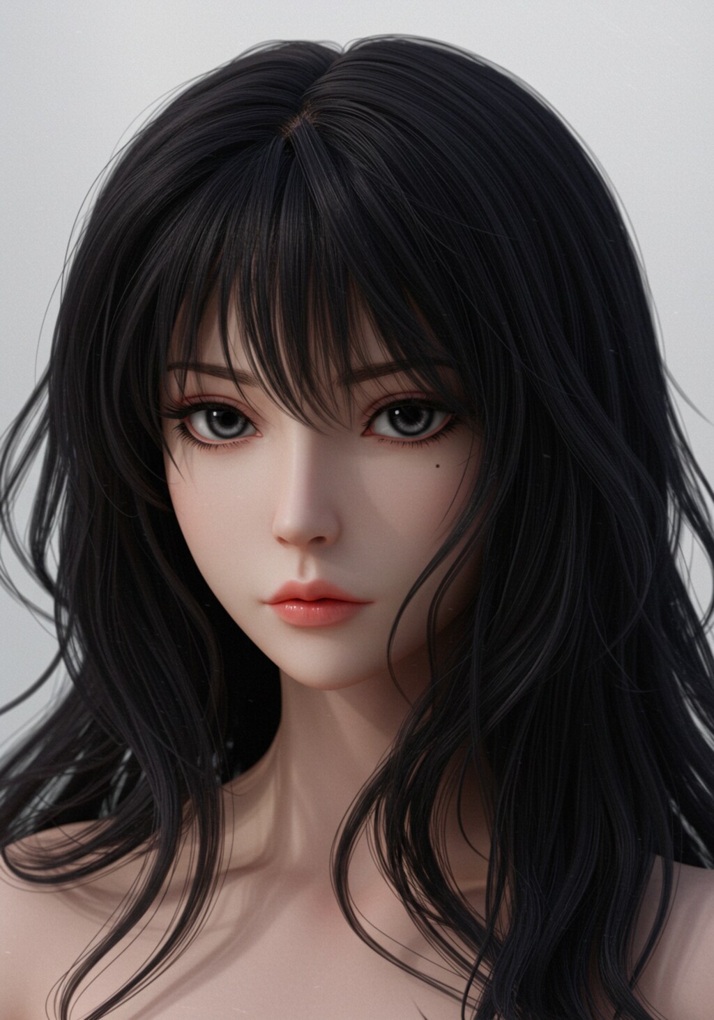 色んな画風の黒髪