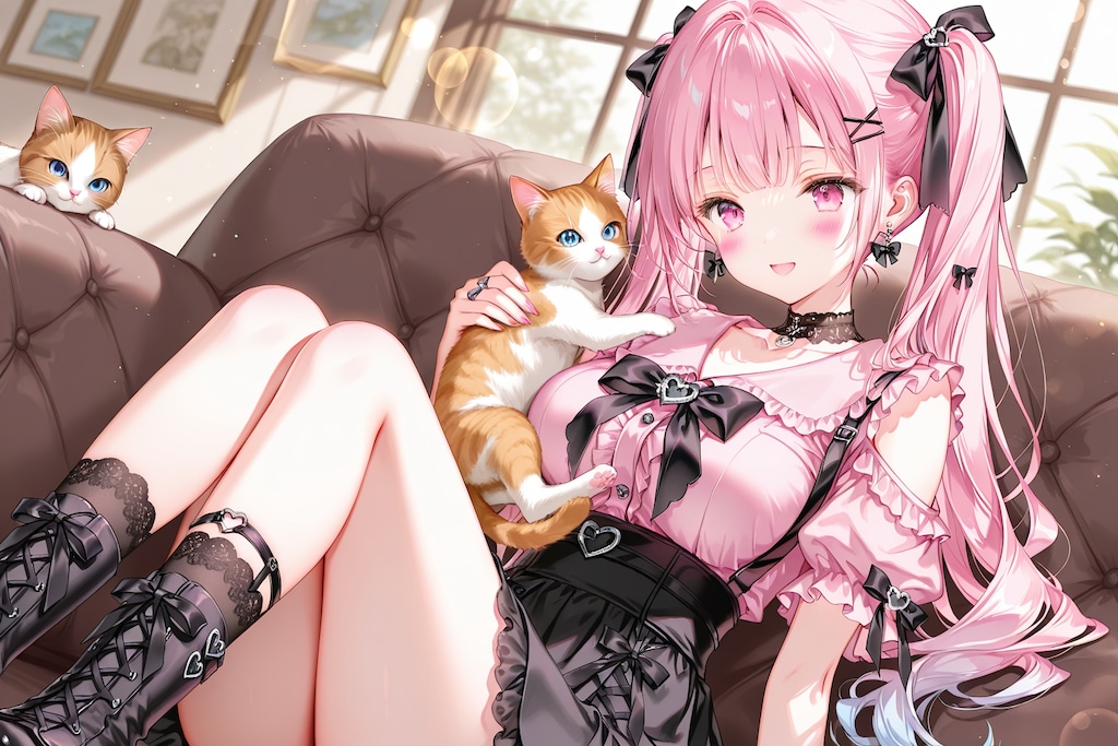 美子ちゃん&猫ちゃん