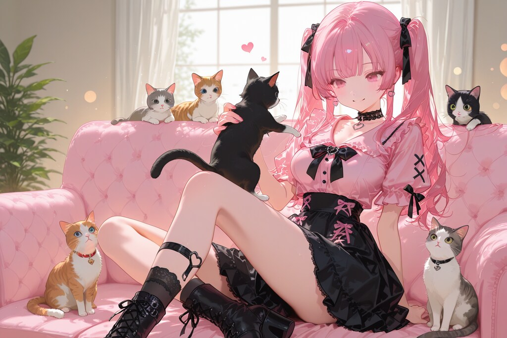 美子ちゃん&猫ちゃん