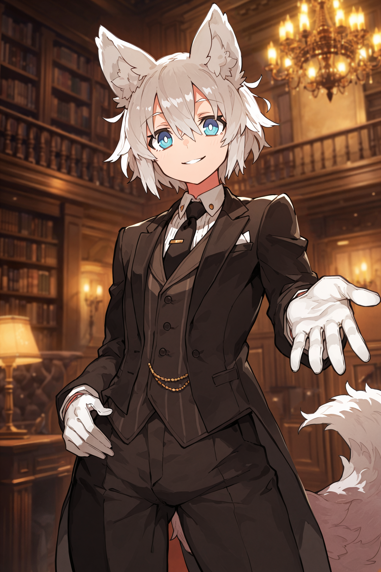 執事シロキ -Butler in Male Disguise- | の人気AIイラスト・グラビア