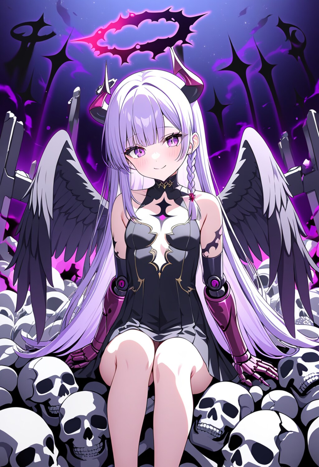 堕天のはじまり、とめてね？[days AI]