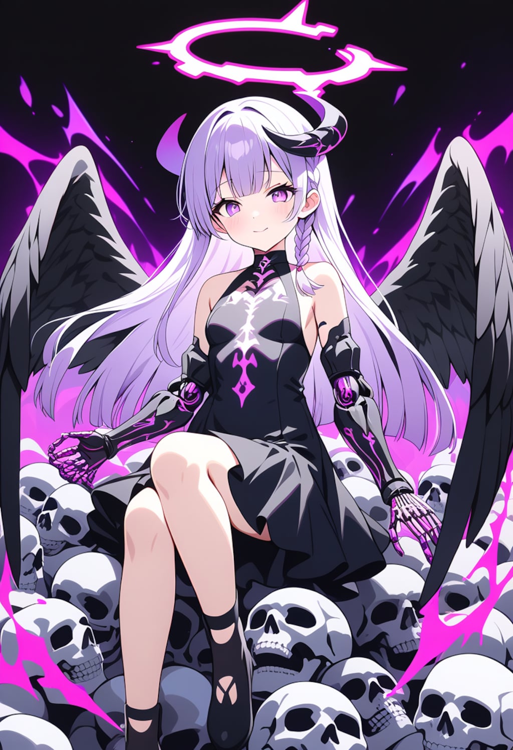 堕天のはじまり、とめてね？[days AI]