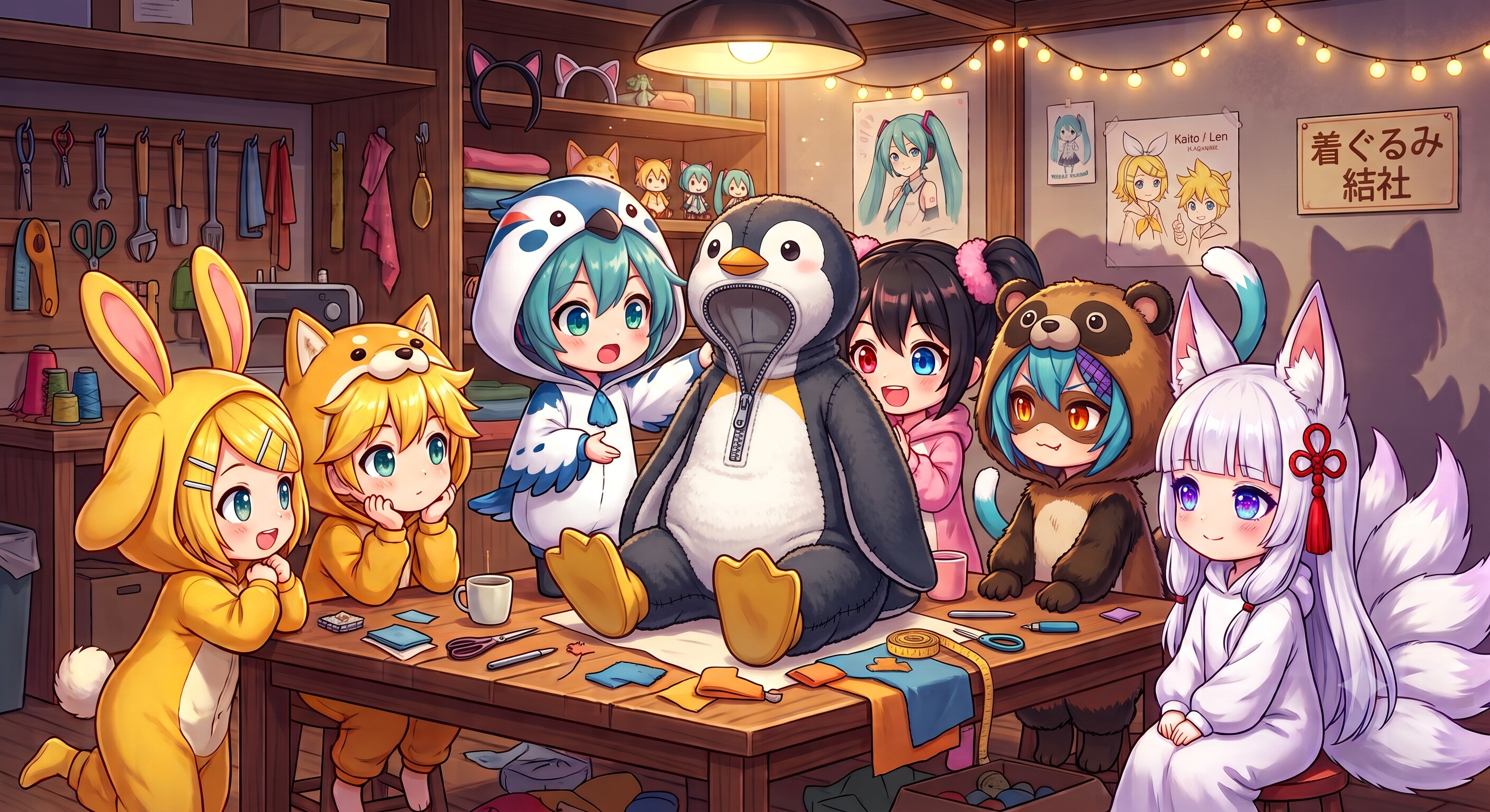 新作着ぐるみ発表会🐧